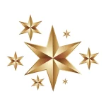 89692902-étoiles-de-noël-décoratifs-or-ornement-icône-illustration-vectorielle
