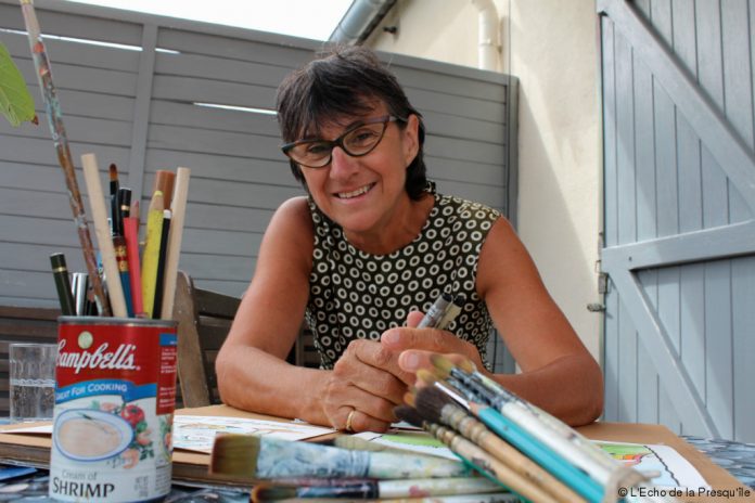 Dominique Lemarié, dessinatrice de presse judiciaire – La Baule